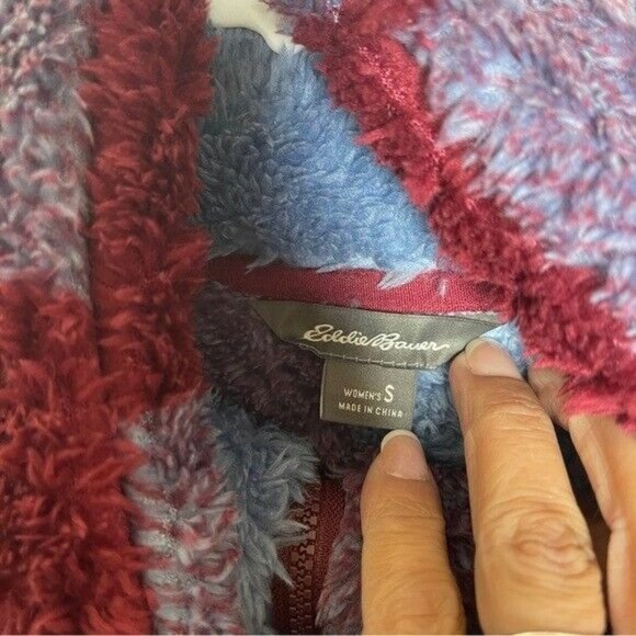 EDDIE Bauer Quest Plush Fleece 1/2-Zip - Print Size Small - Picture 9 of 13